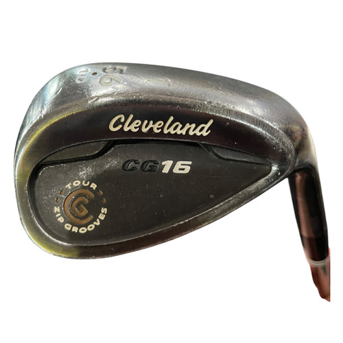 Vist Large View of Product Image Which is Used Cleveland CG16 Golf Wedge Mens RH 56 Degree