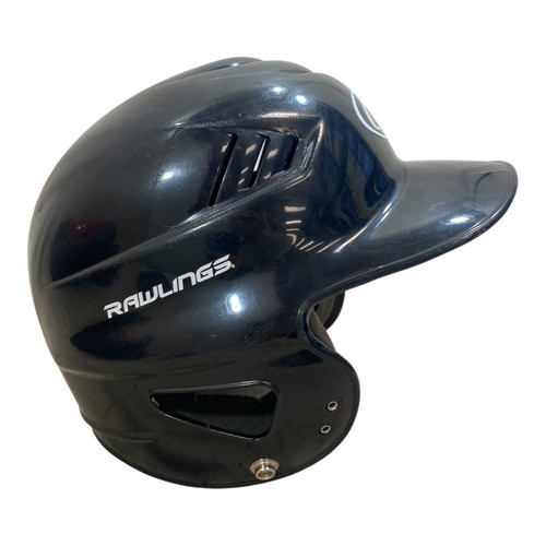 Vist Large View of Product Image Which is Used Rawlings RCFH Batting Helmet No Mask Black MD