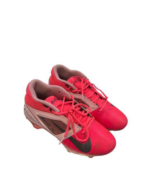 Vist Large View of Product Image Which is Used Nike ALPHA MENACE PRO 4 Adult FB Cleats Pink Senior 7