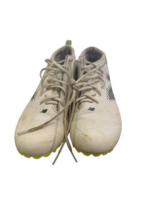 Vist Large View of Product Image Which is Used New Balance LAX Cleats Mens White Senior 8