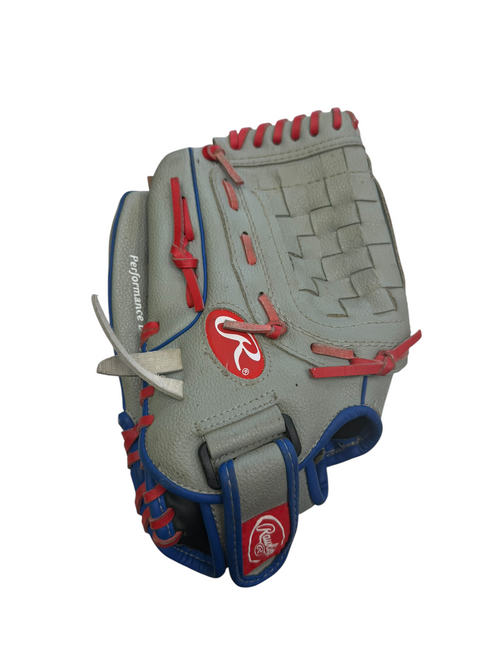 Vist Large View of Product Image Which is Used Rawlings PLAYERS SERIES BB/SB Glove LH Throw Grey 11 1/2"