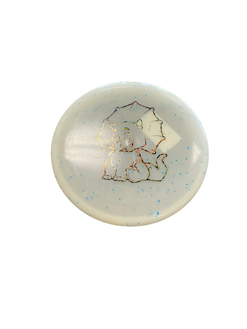 Vist Large View of Product Image Which is Used Infinite Discs ABC MONEY Disc Golf Putter White