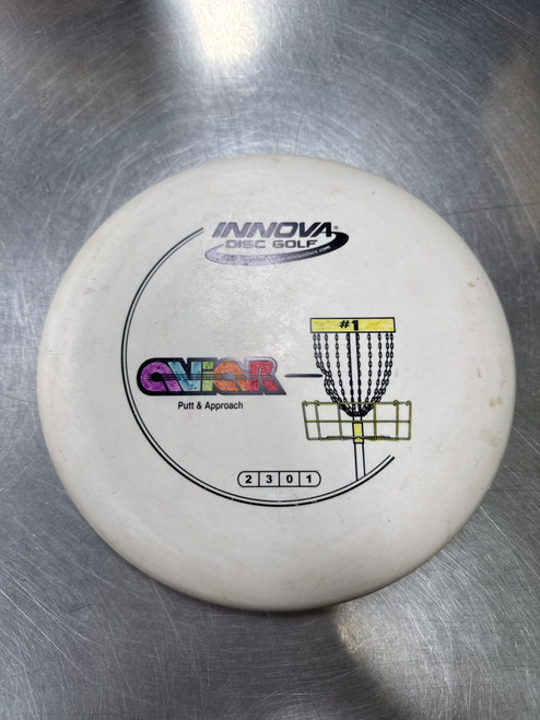 Vist Large View of Product Image Which is Used Innova AVIAR Disc Golf Putter White