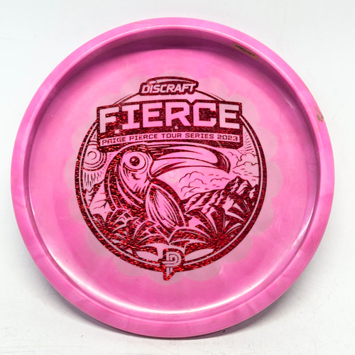 Vist Large View of Product Image Which is Used Discraft PAIGE PIERCE TOUR SERIES FIERCE Disc Golf Putter Neon Pink 174g