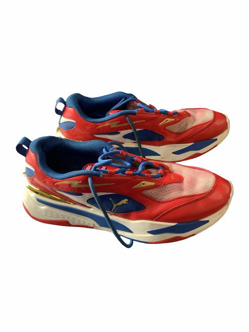 Vist Large View of Product Image Which is Used Puma Basketball Shoes M Red Senior 11