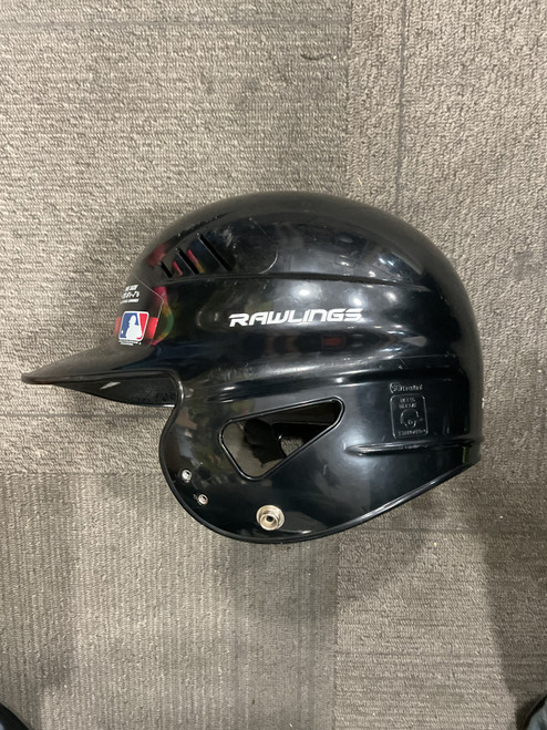 Vist Large View of Product Image Which is Used Rawlings BATTING HELMET Batting Helmet No Mask Black MD