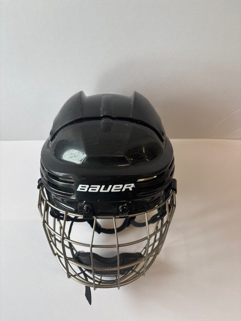 Vist Large View of Product Image Which is Used Bauer 4500 COMBO Helmet Cage Combo Black SM