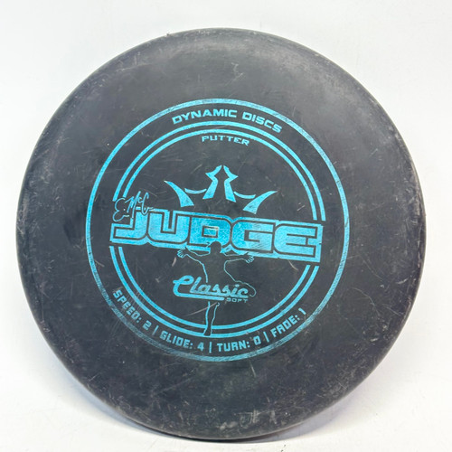 Vist Large View of Product Image Which is Used Dynamic Discs CLASSIC SOFT EMAC JUDGE Disc Golf Putter Black 176g