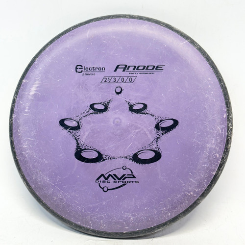 Vist Large View of Product Image Which is Used MVP ELECTRON ANODE Disc Golf Putter Purple 172g
