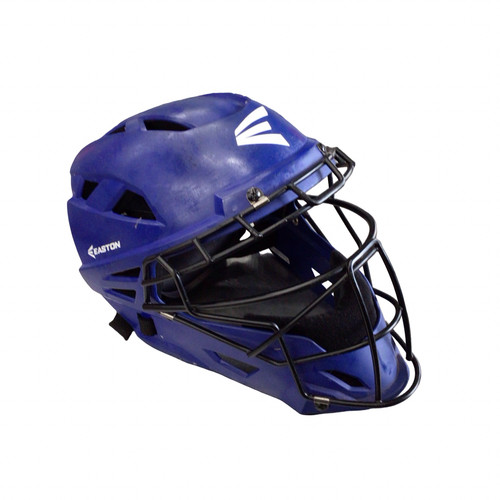 Vist Large View of Product Image Which is Used Easton M 10 HELMET 6 1/8 - 7 3/8 Catchers Helmet w/Mask Royal Blue SM