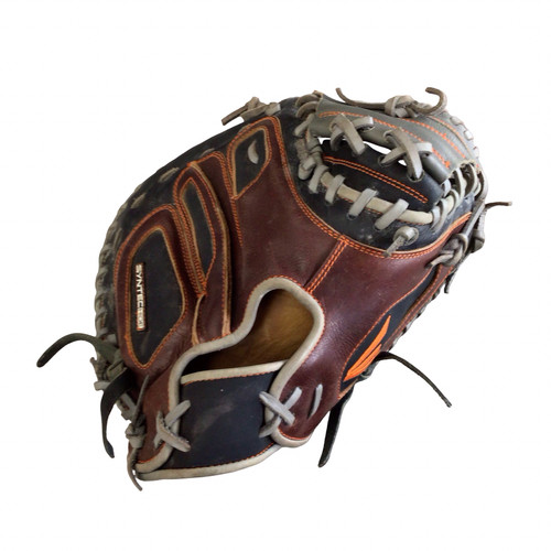 Vist Large View of Product Image Which is Used Easton MAKO BB/SB Catchers RH Throw Brown And Black 32 1/2"