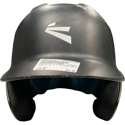 Vist Large View of Product Image Which is Used Easton Z5 2.0 Batting Helmet No Mask Black One Size