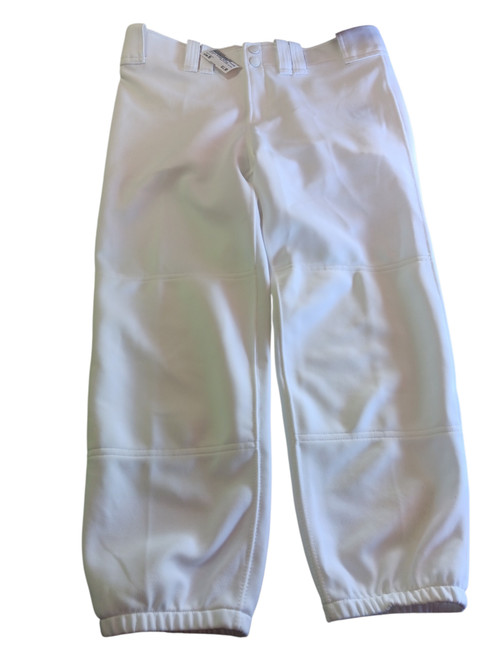 Vist Large View of Product Image Which is Used Mizuno CLOSED BOTTOM BB/SB Pant Womens White MD