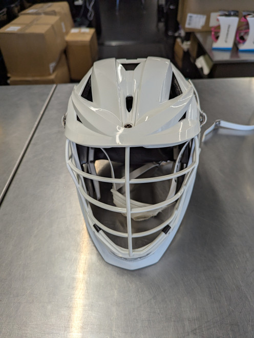 Vist Large View of Product Image Which is Used Cascade CASCADE XRS PRO HELMET Lacrosse Helmet White One Size