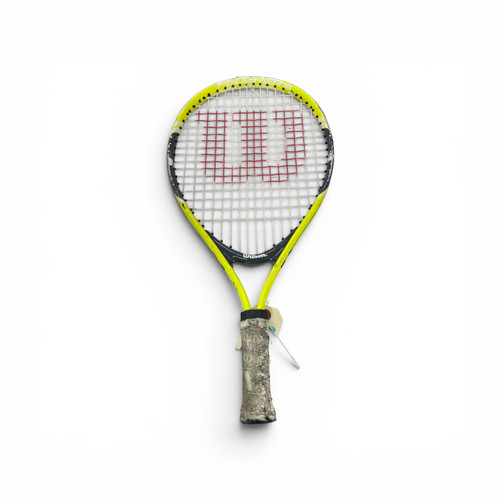 Vist Large View of Product Image Which is Used Wilson WILSON A9 RACKET Junior Tennis Racquet Yellow 19"