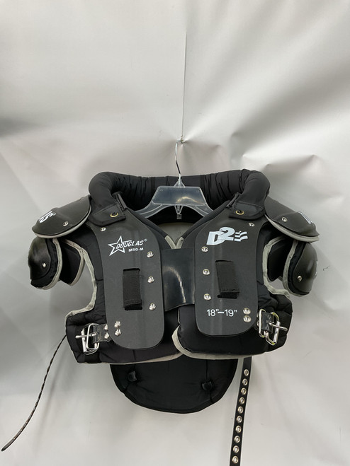 Vist Large View of Product Image Which is Used Douglas D2 M50 FB Shoulder Pads Black MD