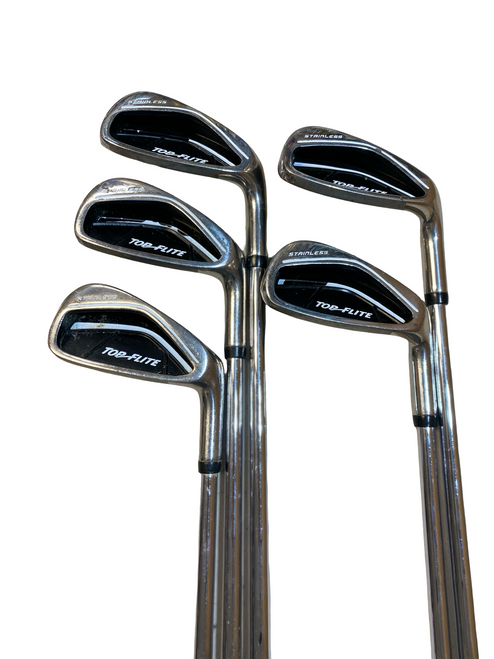 Vist Large View of Product Image Which is Used Top Flite STAINLESS Mens Iron Set RH 6I-GW/AW
