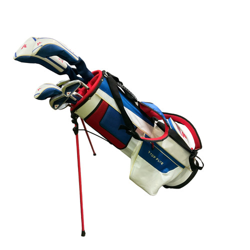 Vist Large View of Product Image Which is Used Top Flite 9 PC GOLF SET Mens Complete Set RH 9 Piece