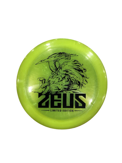 Vist Large View of Product Image Which is Used Discraft LIMITED EDITION Z ZEUS Disc Golf Driver Yellow 173g