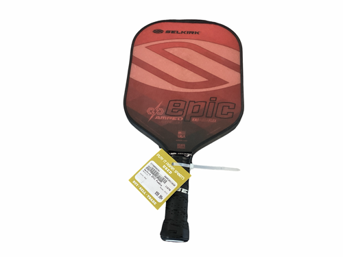 Vist Large View of Product Image Which is Used Selkirk EPIC Pickleball Racquet Red