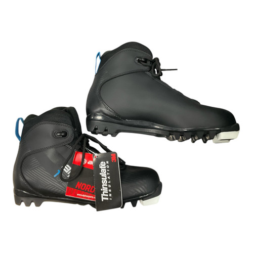 Vist Large View of Product Image Which is Used Alpina Womens NNN XC Ski Boots Black W 06.5-07 / JR 4.5-05
