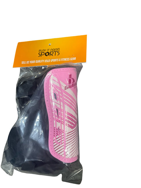 Vist Large View of Product Image Which is Used Soccer Shin Guards Youth Pink SM