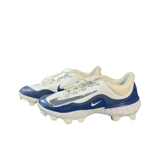 Vist Large View of Product Image Which is Used Nike 12.5 NIKE REACT BB CLEAT BB/SB Cleats White Senior 12.5