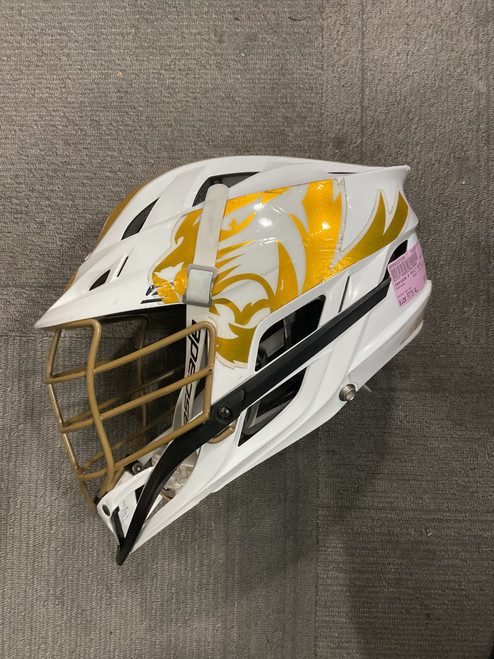 Vist Large View of Product Image Which is Used Cascade S ADULT HELMET Lacrosse Helmet White Fits all