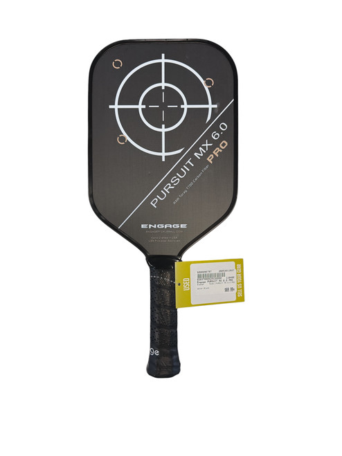 Vist Large View of Product Image Which is Used Engage PURSUIT MX 6.0 PRO Pickleball Racquet Black