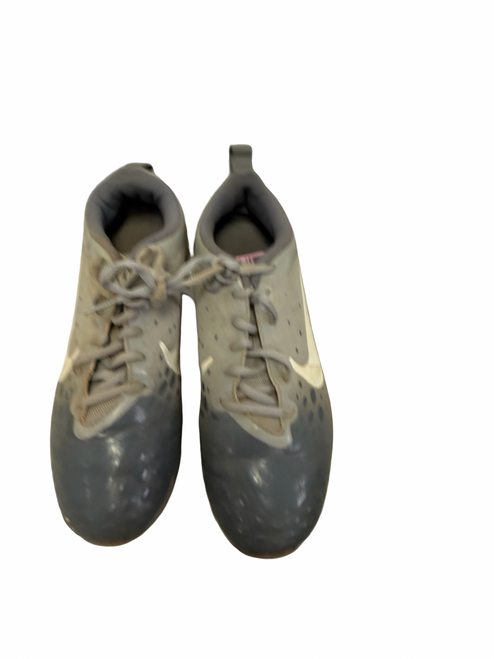Vist Large View of Product Image Which is Used Nike HYPERDIAMOND 2 KEYSTONE FP 856434-018 Womens Softball Cleats Grey Size 8.5