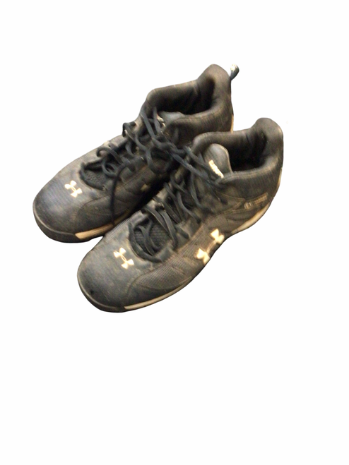 Vist Large View of Product Image Which is Used Under Armour HAMMER BB/SB Cleats Black Senior 13