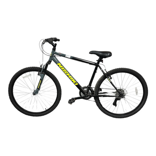 Vist Large View of Product Image Which is Used NISHIKI Mountain Bike Mens Grey 43-47cm - 17-18" - MD Frame