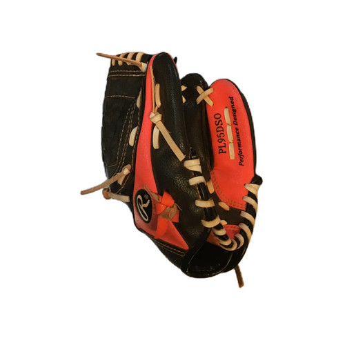 Vist Large View of Product Image Which is Used Rawlings Player's Series Baseball Glove RH Throw Black 9.5"