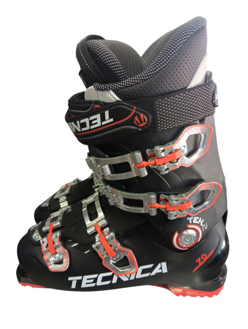 Vist Large View of Product Image Which is Used Tecnica 10.2 Mens DH Ski Boot Black 285 MP - M10.5 - W11.5
