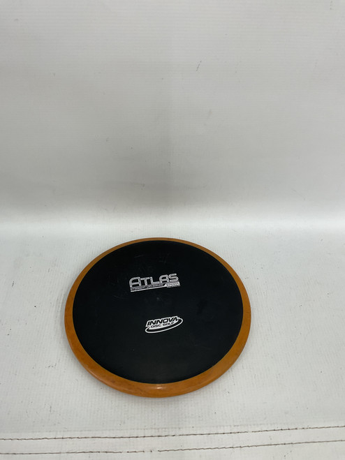 Vist Large View of Product Image Which is Used Innova ATLAS Disc Golf Mid Range Black