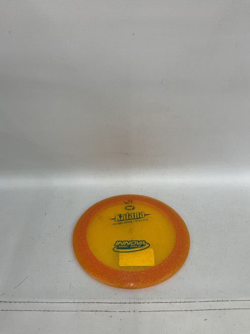 Vist Large View of Product Image Which is Used Innova KATANA Disc Golf Driver Orange