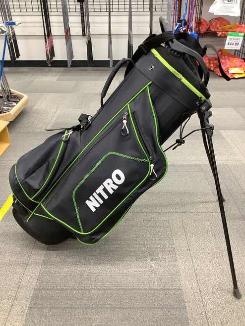 Vist Large View of Product Image Which is Used Nitro STAND BAG Mens Stand Bag Black