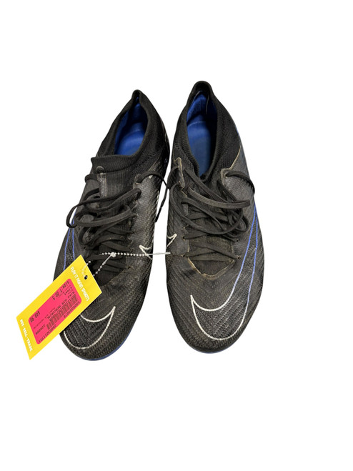 Vist Large View of Product Image Which is Used Nike AIR MERCURIAL Soccer Cleats Black Youth 09.5