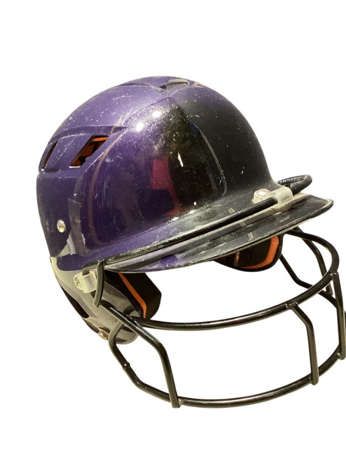 Vist Large View of Product Image Which is Used Schutt SCHUTT Batting Helmet w/Mask Black One Size