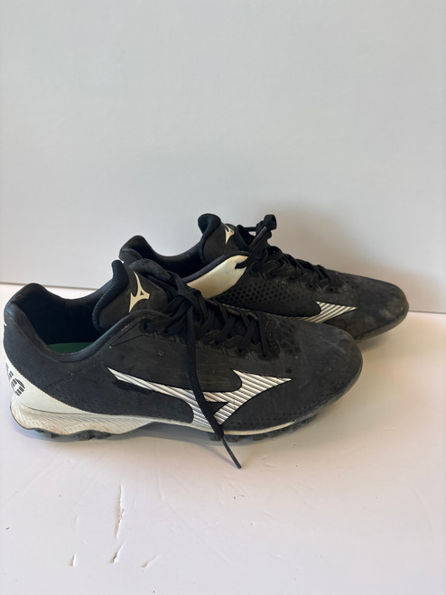 Vist Large View of Product Image Which is Used Mizuno 9 SPIKE CLASSIC LOW BB/SB Cleats Black Senior 7