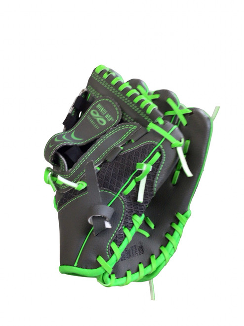 Vist Large View of Product Image Which is Used Franklin SHOK SORB GLOVE BB/SB Glove RH Throw Grey 10 1/2"