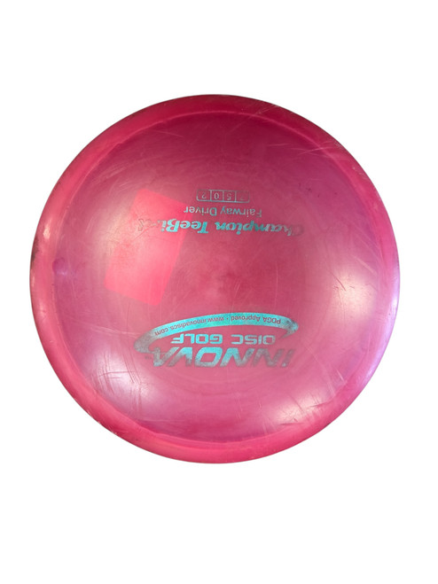 Vist Large View of Product Image Which is Used Innova CHAMP TEEBIRD Disc Golf Driver Maroon 172g