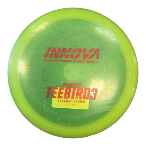 Vist Large View of Product Image Which is Used Innova CHAMP TEEBIRD3 Disc Golf Driver Optic Yellow 174g