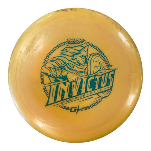 Vist Large View of Product Image Which is Used Innova GSTAR INVICTUS Disc Golf Driver Gold 177g