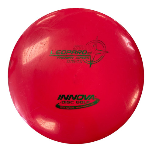 Vist Large View of Product Image Which is Used Innova STAR LEOPARD3 Disc Golf Driver Red 172g