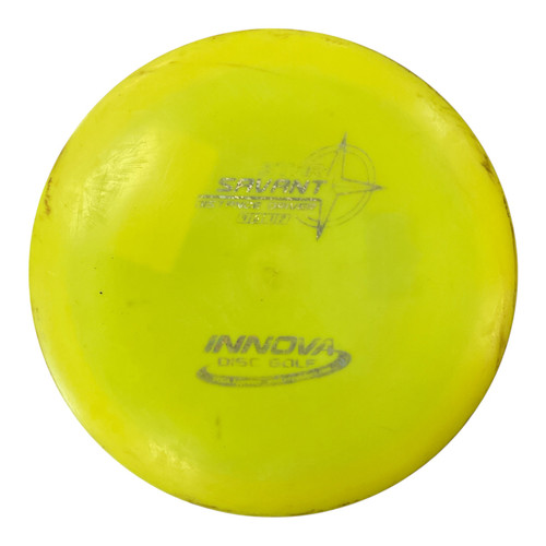 Vist Large View of Product Image Which is Used Innova STAR SAVANT Disc Golf Driver Yellow 170g