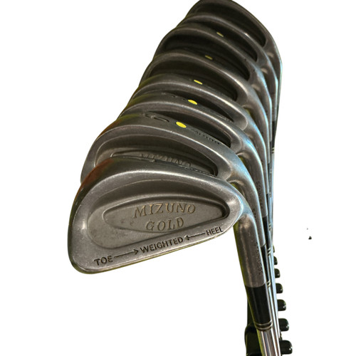 Vist Large View of Product Image Which is Used Mizuno 8PC MIZUNO GOLD IRON SET Mens Iron Set RH 3I-PW