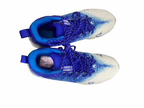 Vist Large View of Product Image Which is Used Under Armour LOCKED DOWN BB/SB Cleats Royal Blue Senior 7.5