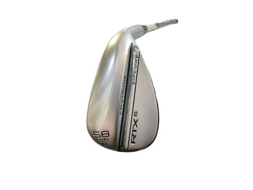 Vist Large View of Product Image Which is Used Cleveland RTX 6 ZIPCORE Golf Wedge Mens RH 58 Degree