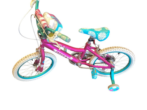 Vist Large View of Product Image Which is Used Ozone MYSTERIOUS 500 Training Wheel Bike Girls Pink 18"